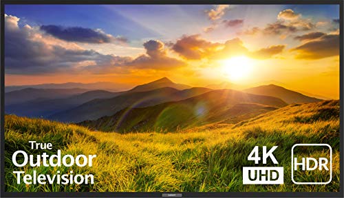 SunBrite 75-Inch Outdoor Television 4K with HDR - Signature 2 Series - for Partial Sun SB-S2-75-4K-BL (75-inch, Black)