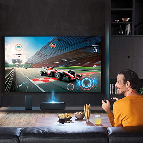 Hisense 100L10E 100-Inch 4K UHD Smart Laser Projector TV with Screen and 2.1 Audio System (2019)