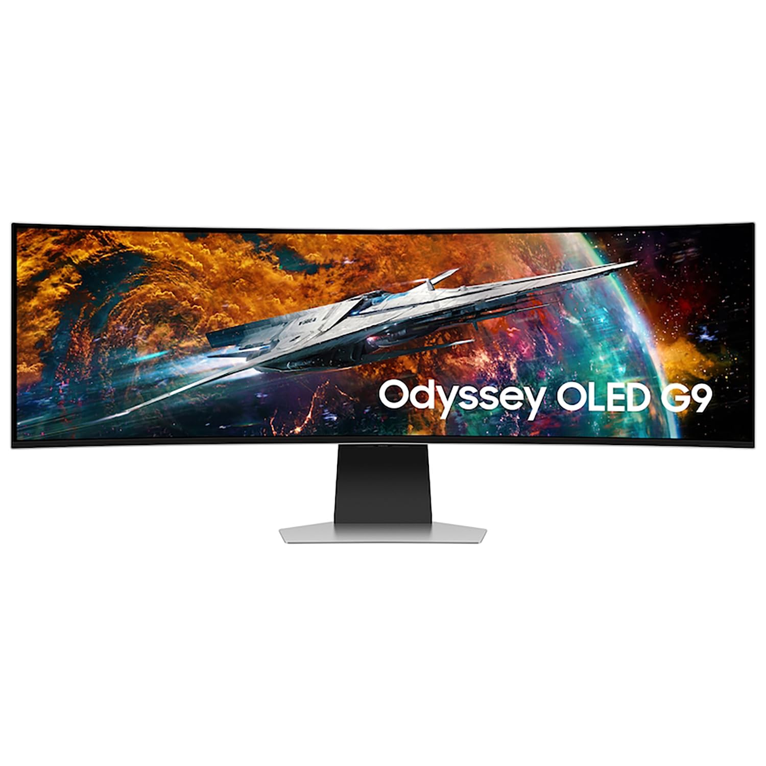 SAMSUNG 57" Odyssey Neo G9 Dual 4K UHD Quantum Mini-LED Curved Gaming Monitor Bundle with Tech Smart USA Elite Suite 18 Standard Editing Software Bundle + 1 Year CPS Enhanced Protection Pack